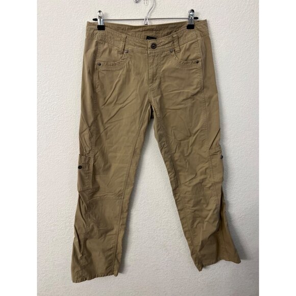 KUHL Legendary tan womens pants size 8 regular - Picture 1 of 7